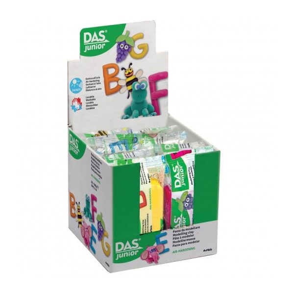 Pasta de modelar Das Junior caja surtida de 10 colores - Imagen 2