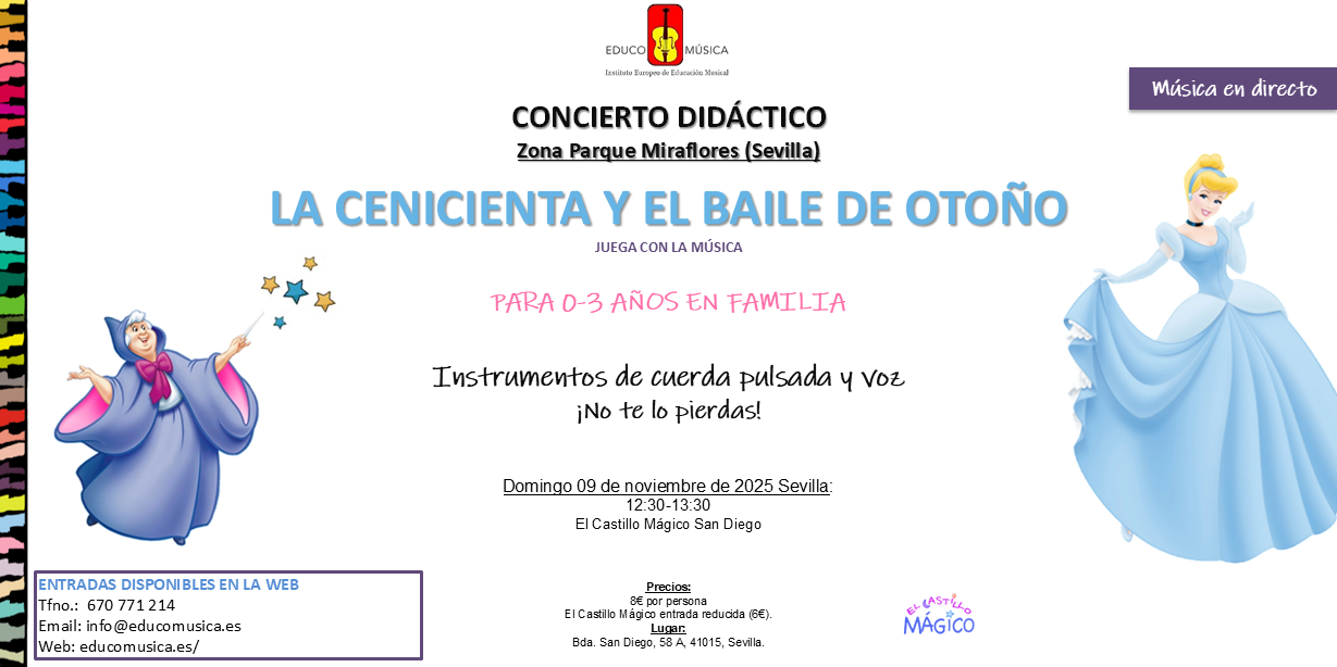 Concierto didáctico SD- LA CENICIENTA Y EL BAILE DE OTOÑO